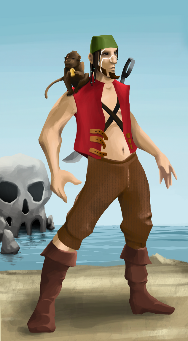 AlgoSeas Pirate #28162 NFT on Algorand