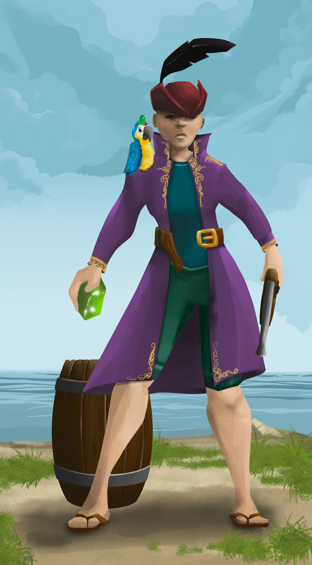 AlgoSeas Pirate #28301 NFT on Algorand