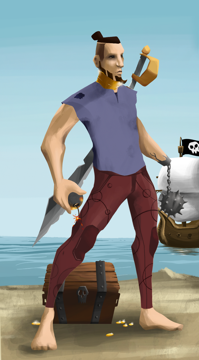 AlgoSeas Pirate #28367 NFT on Algorand