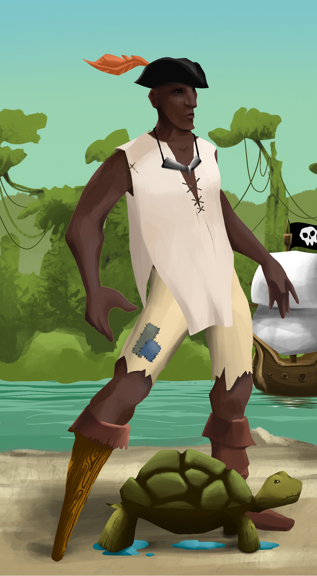 AlgoSeas Pirate #28384 NFT on Algorand