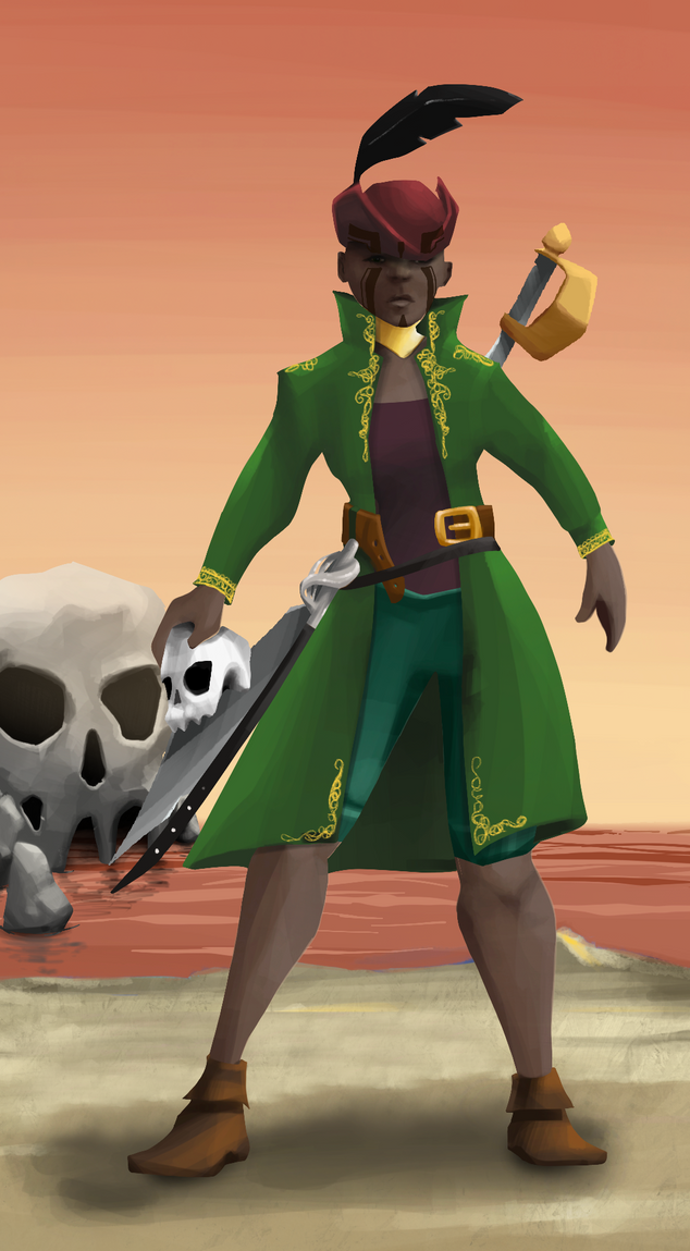 AlgoSeas Pirate #28409 NFT on Algorand