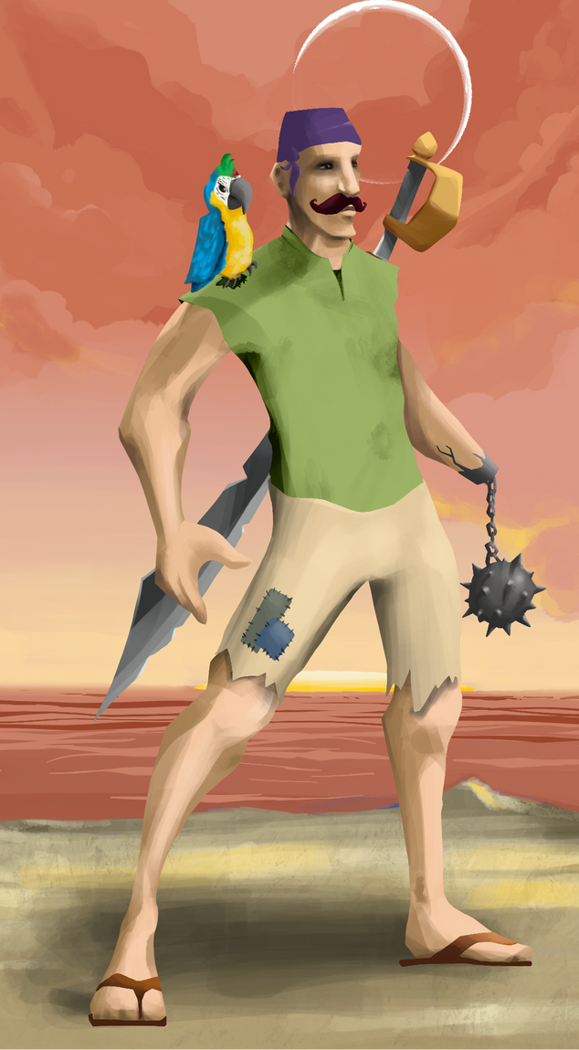 AlgoSeas Pirate #28444 NFT on Algorand