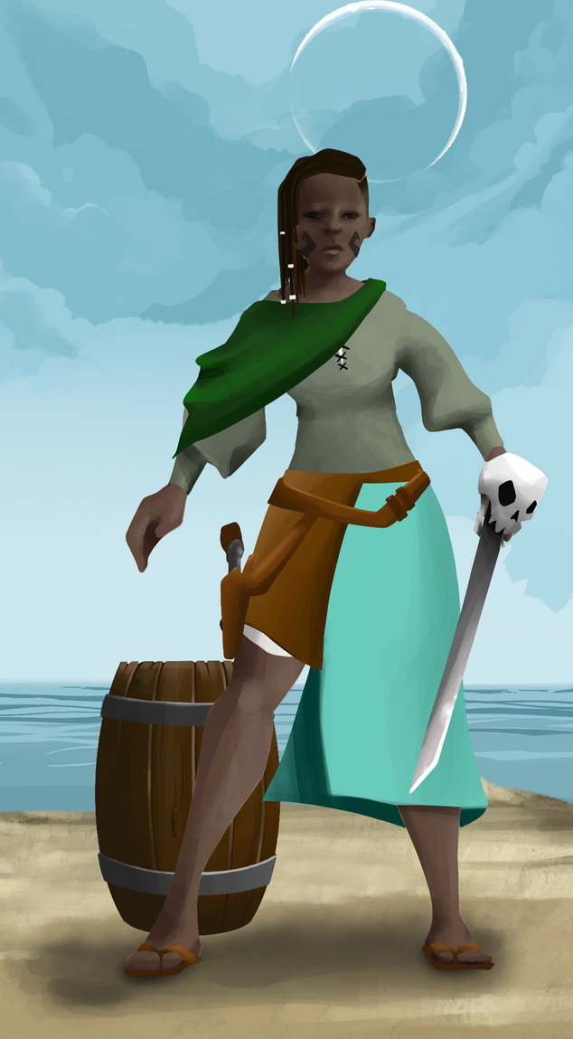 AlgoSeas Pirate #28477 NFT on Algorand