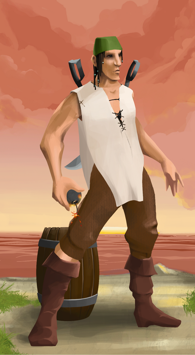 AlgoSeas Pirate #28480 NFT on Algorand