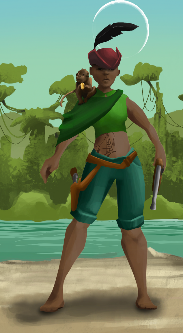 AlgoSeas Pirate #28490 NFT on Algorand