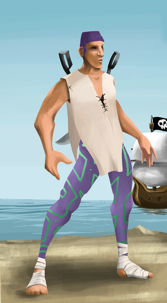 AlgoSeas Pirate #28497 NFT on Algorand