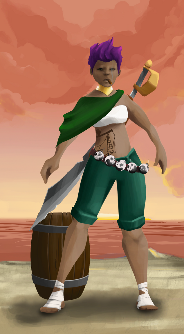 AlgoSeas Pirate #28498 NFT on Algorand