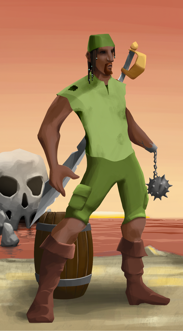 AlgoSeas Pirate #28507 NFT on Algorand