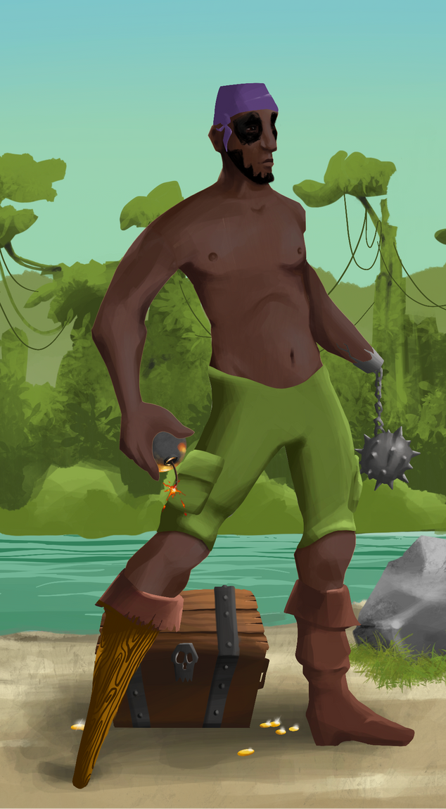 AlgoSeas Pirate #28520 NFT on Algorand