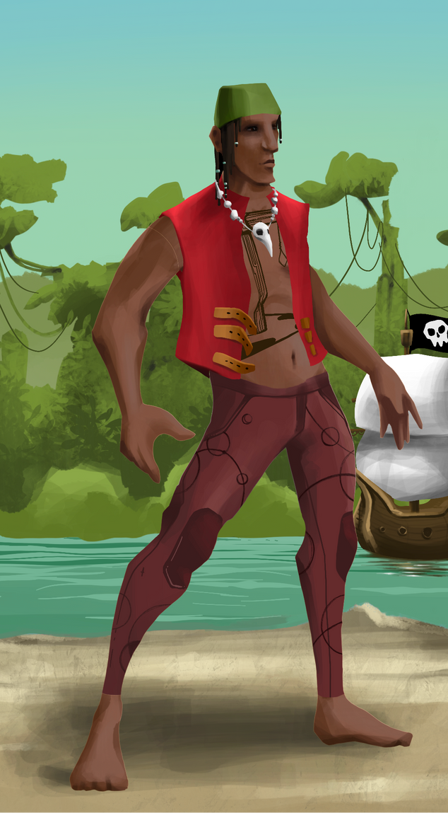 AlgoSeas Pirate #28554 NFT on Algorand