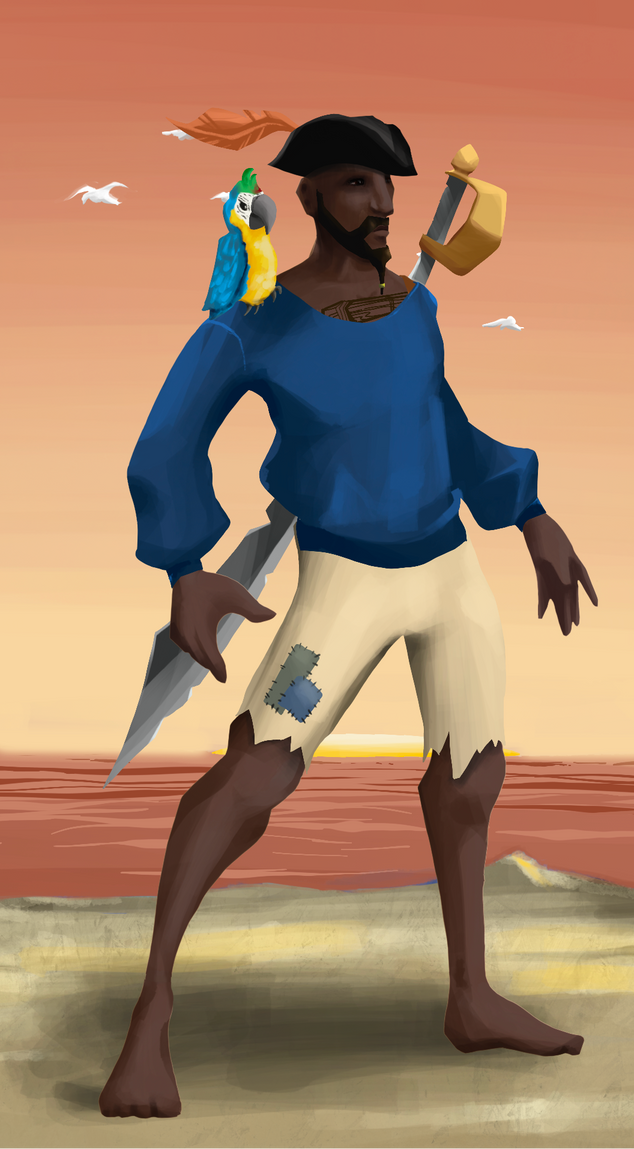 AlgoSeas Pirate #28555 NFT on Algorand