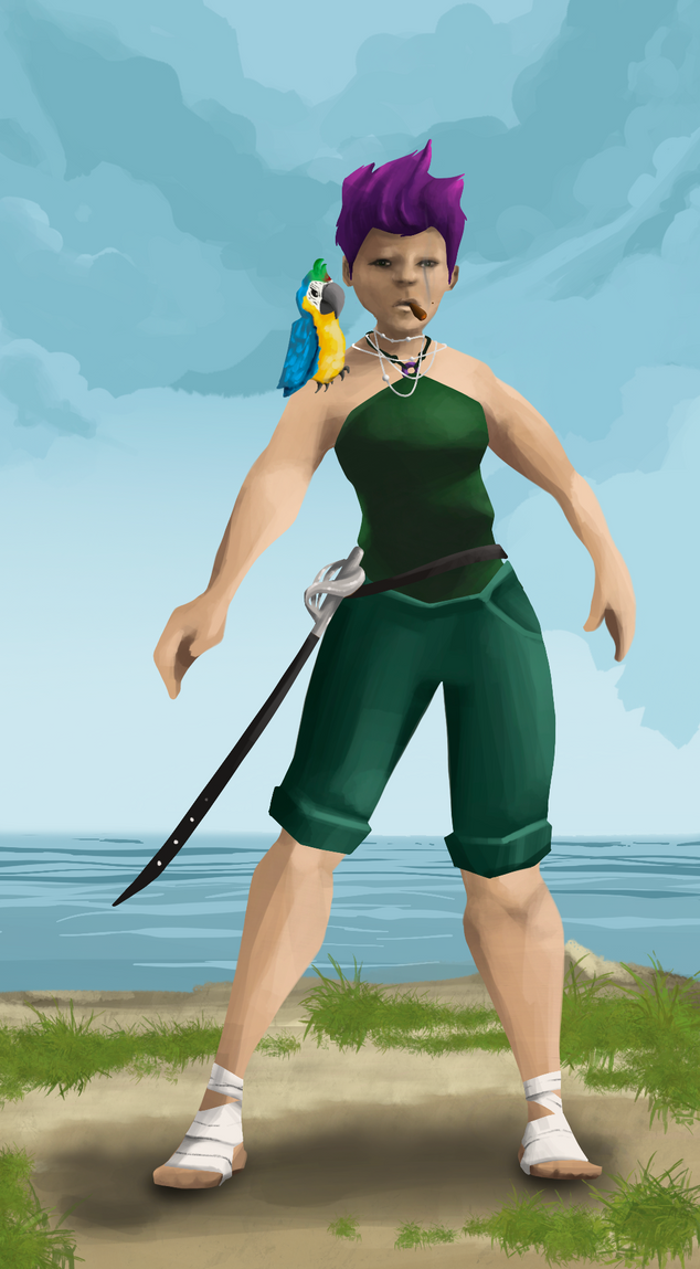 AlgoSeas Pirate #28585 NFT on Algorand