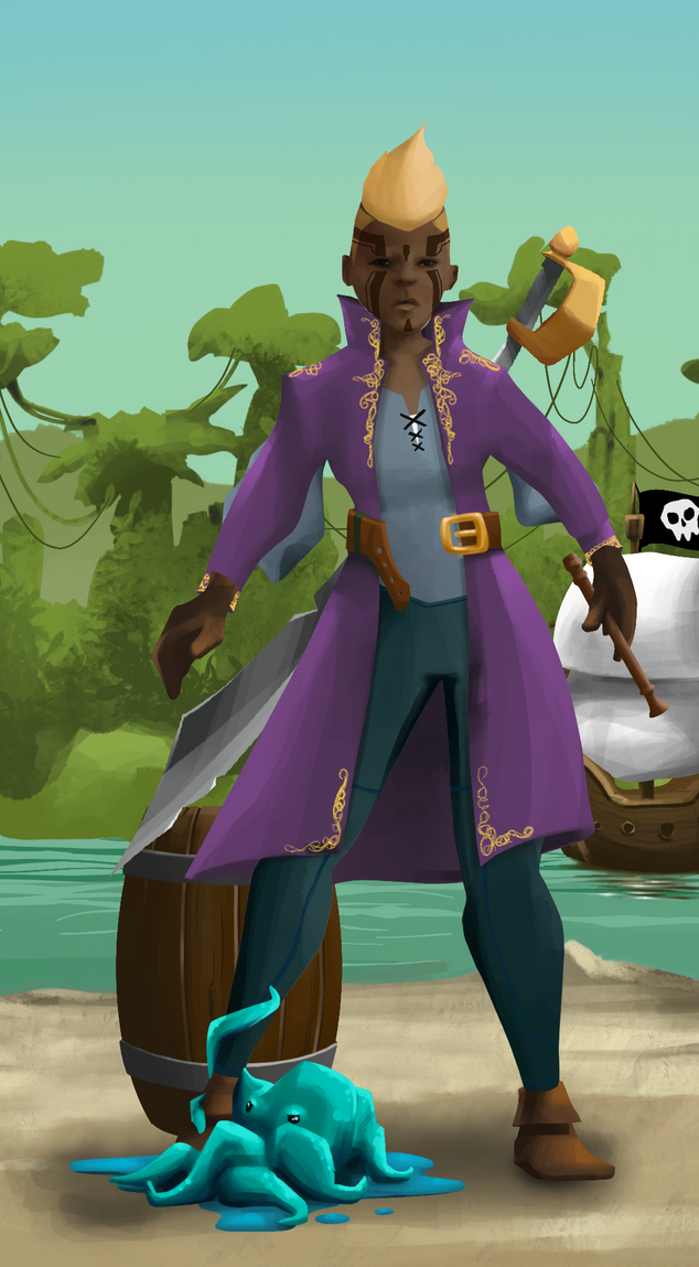 AlgoSeas Pirate #28590 NFT on Algorand