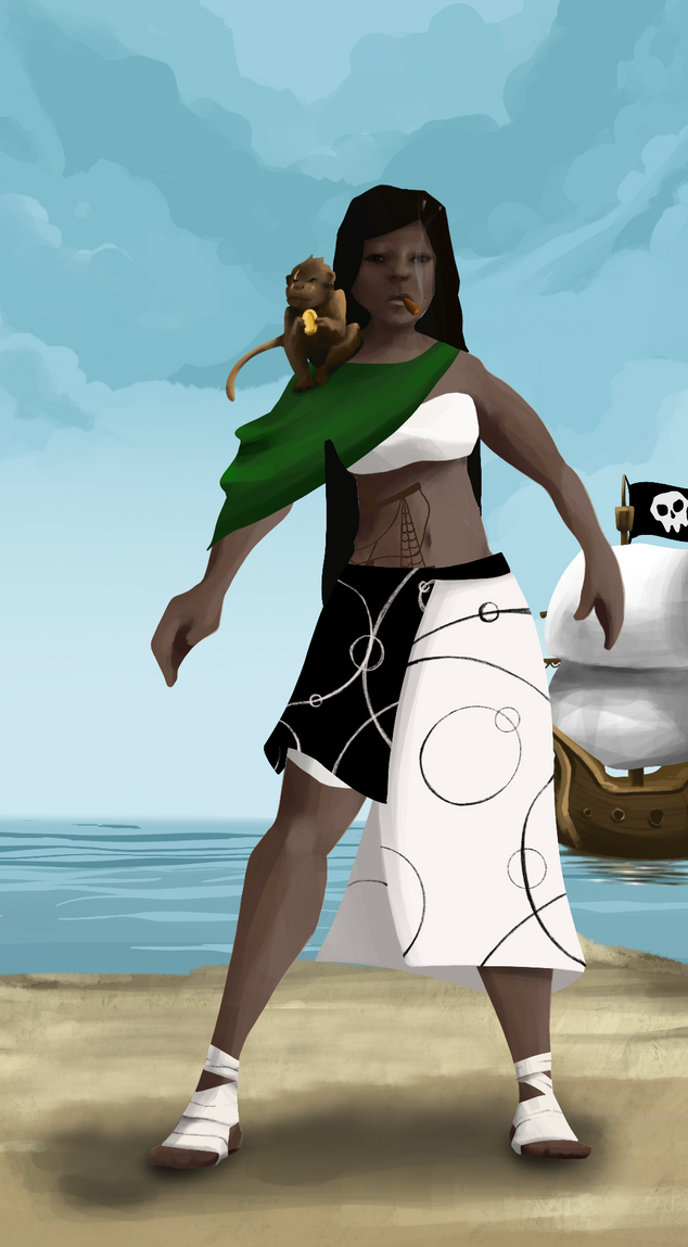 AlgoSeas Pirate #28592 NFT on Algorand