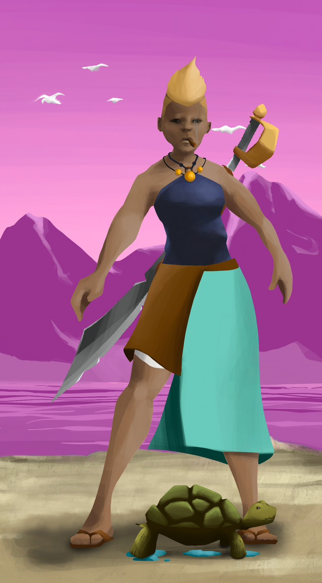 AlgoSeas Pirate #28596 NFT on Algorand