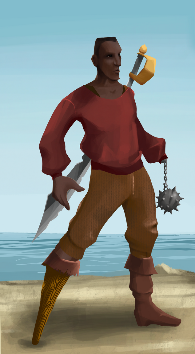 AlgoSeas Pirate #28598 NFT on Algorand