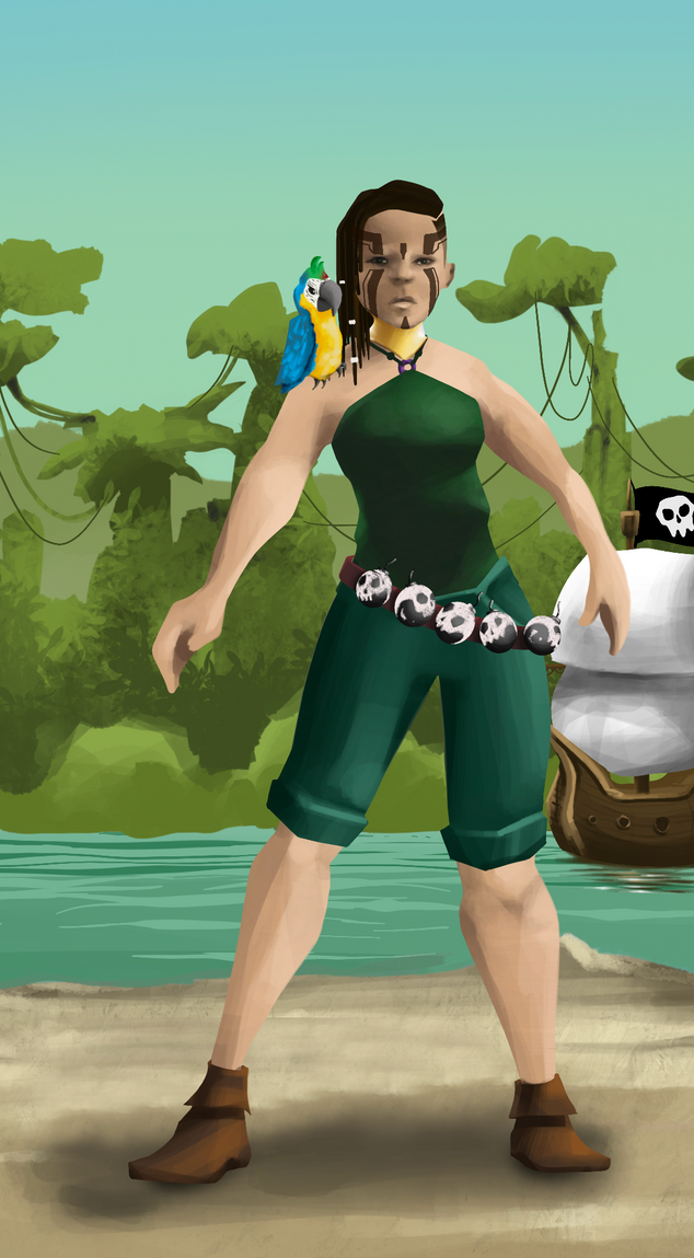 AlgoSeas Pirate #28618 NFT on Algorand