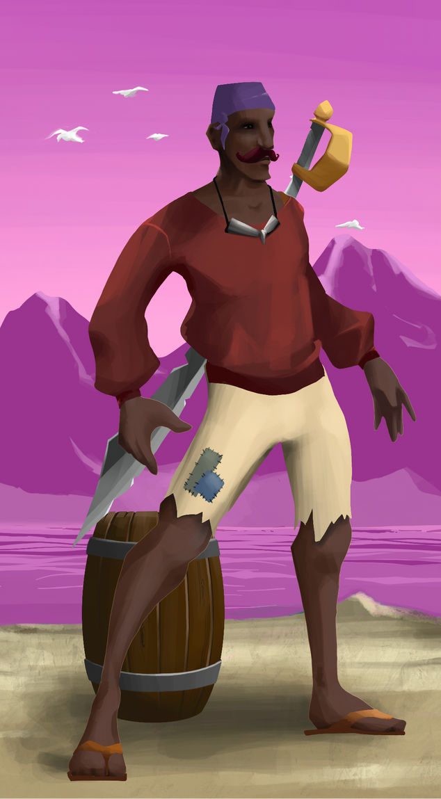 AlgoSeas Pirate #28627 NFT on Algorand