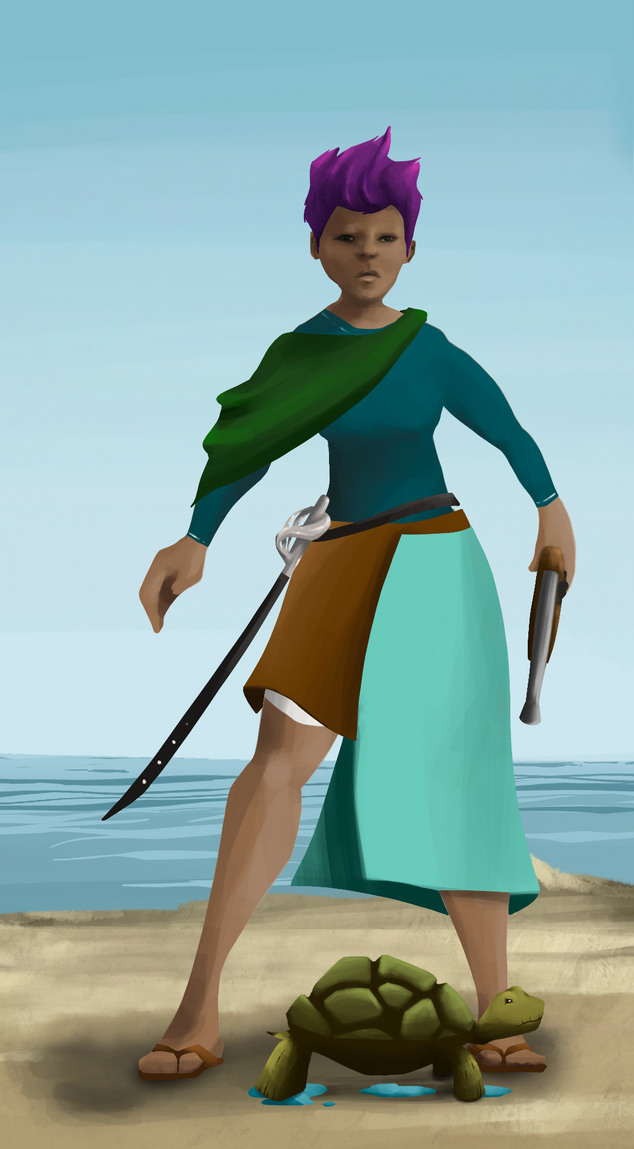 AlgoSeas Pirate #2886 NFT on Algorand