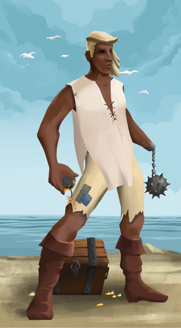 AlgoSeas Pirate #28901 NFT on Algorand