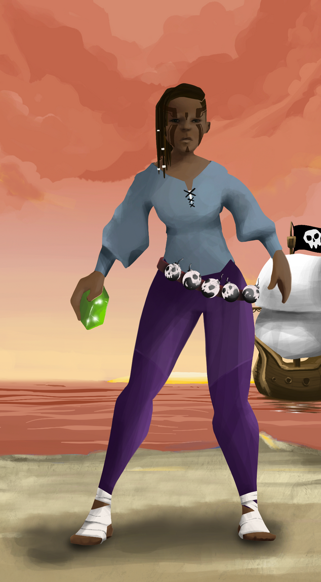 AlgoSeas Pirate #28920 NFT on Algorand