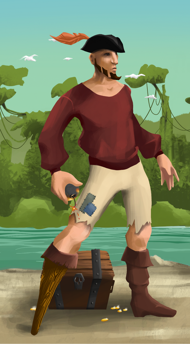 AlgoSeas Pirate #28960 NFT on Algorand