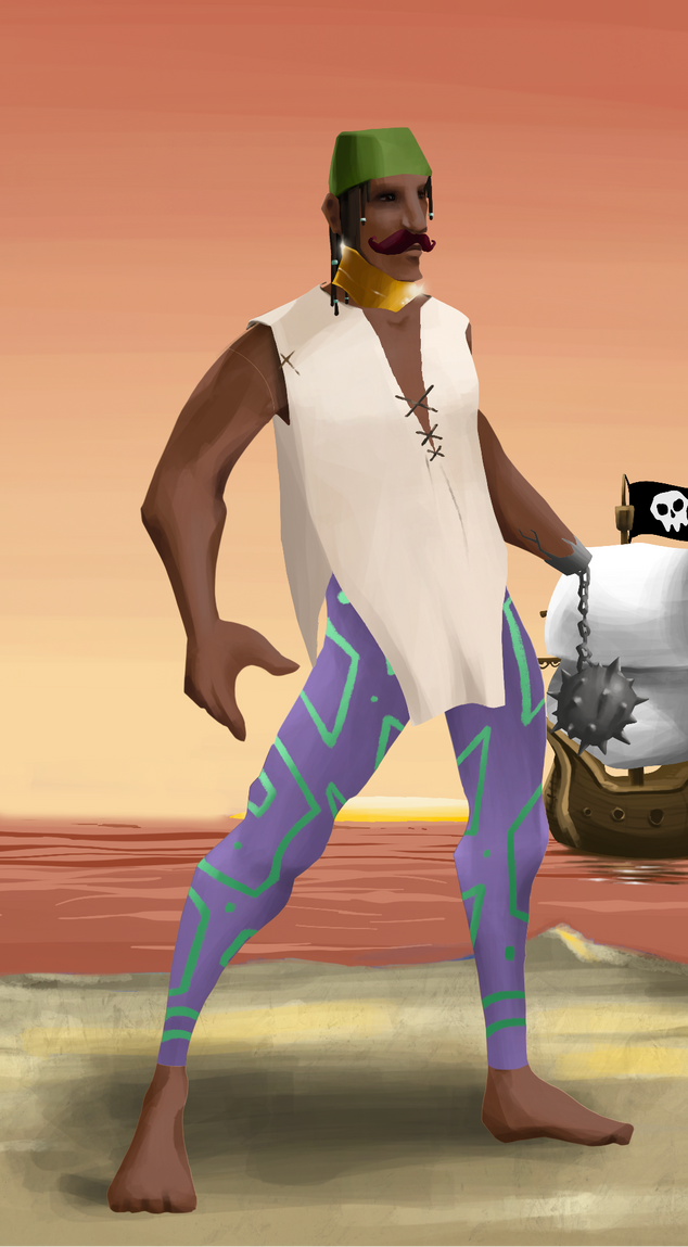 AlgoSeas Pirate #28969 NFT on Algorand