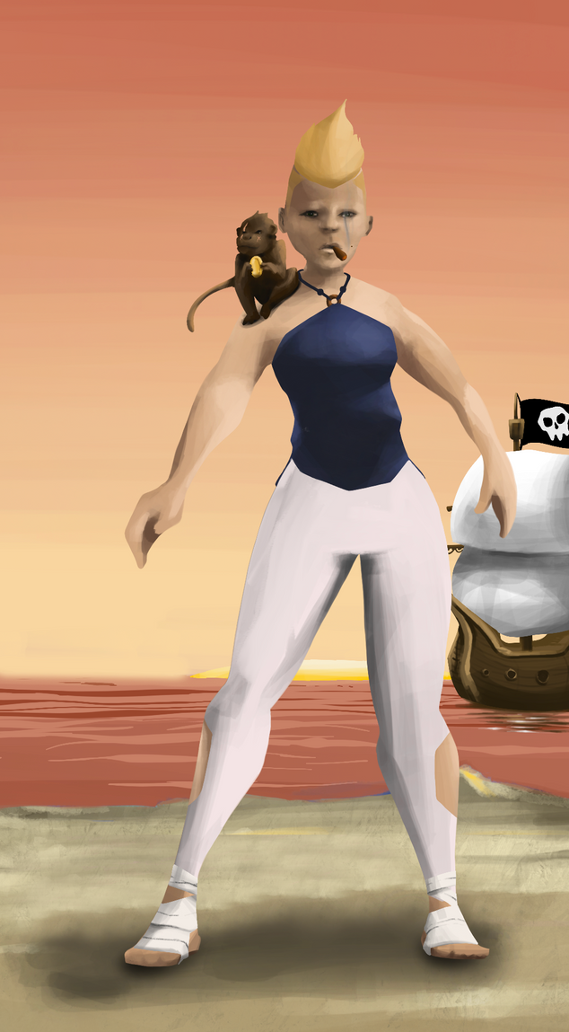 AlgoSeas Pirate #29048 NFT on Algorand