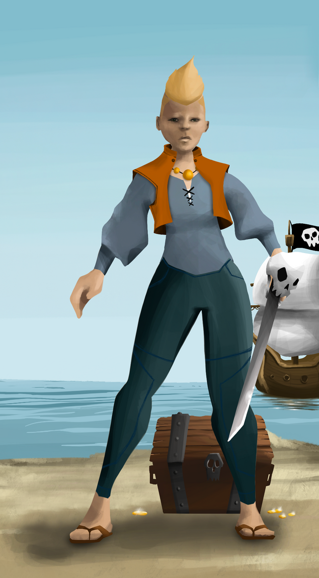 AlgoSeas Pirate #29061 NFT on Algorand