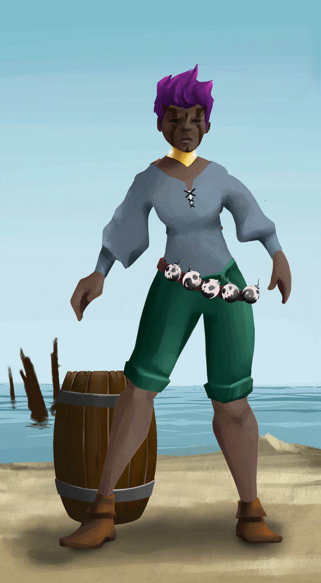 AlgoSeas Pirate #29075 NFT on Algorand