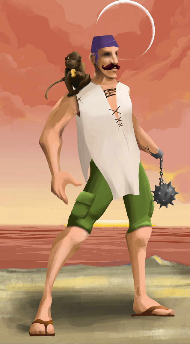 AlgoSeas Pirate #29077 NFT on Algorand