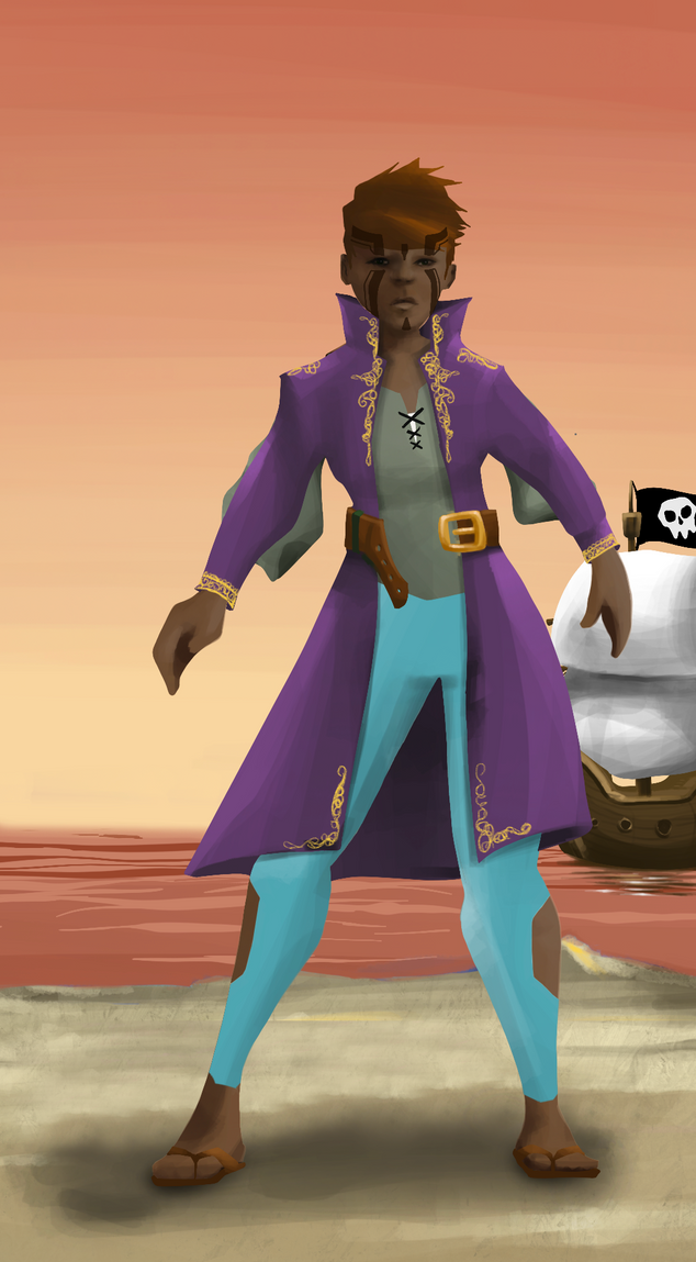 AlgoSeas Pirate #29079 NFT on Algorand