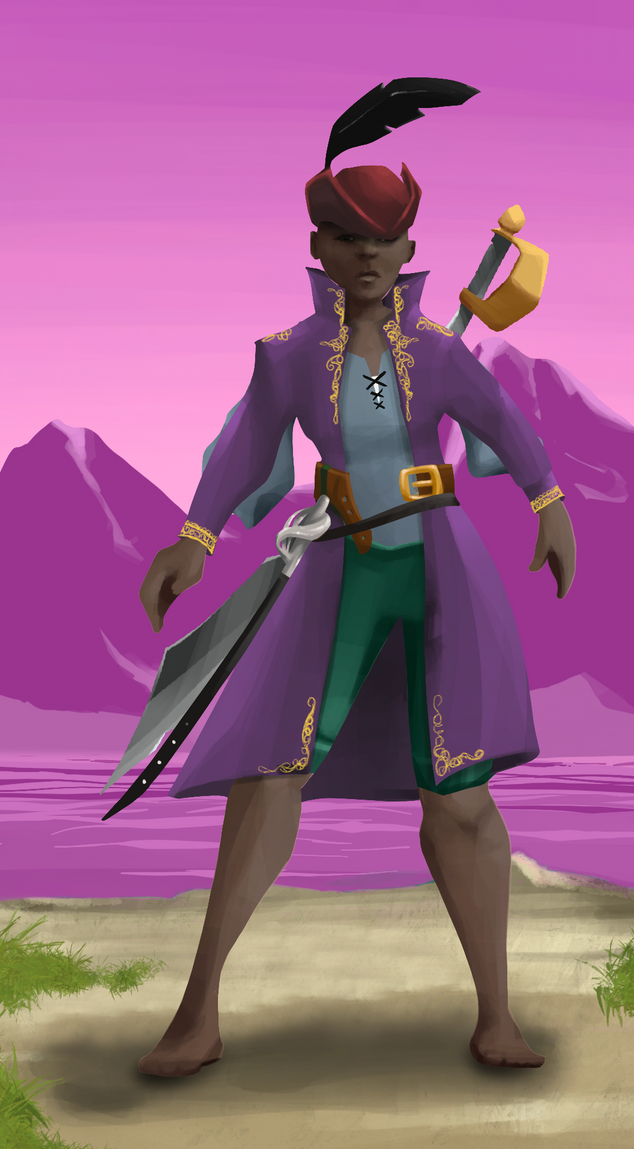 AlgoSeas Pirate #29087 NFT on Algorand