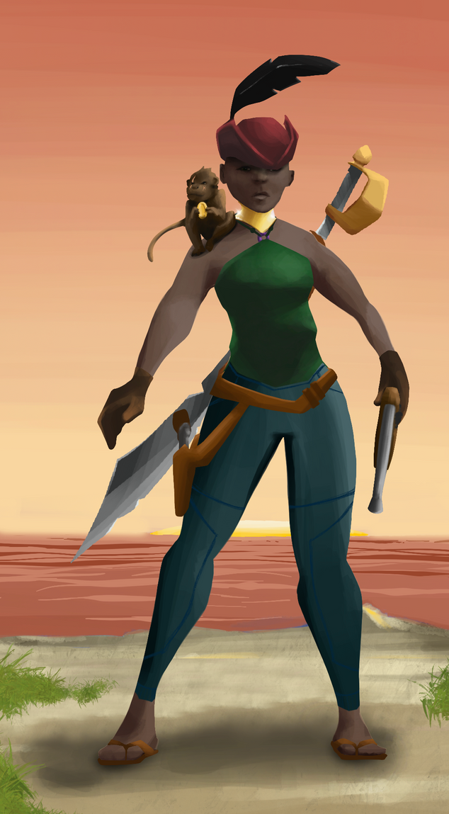 AlgoSeas Pirate #29096 NFT on Algorand