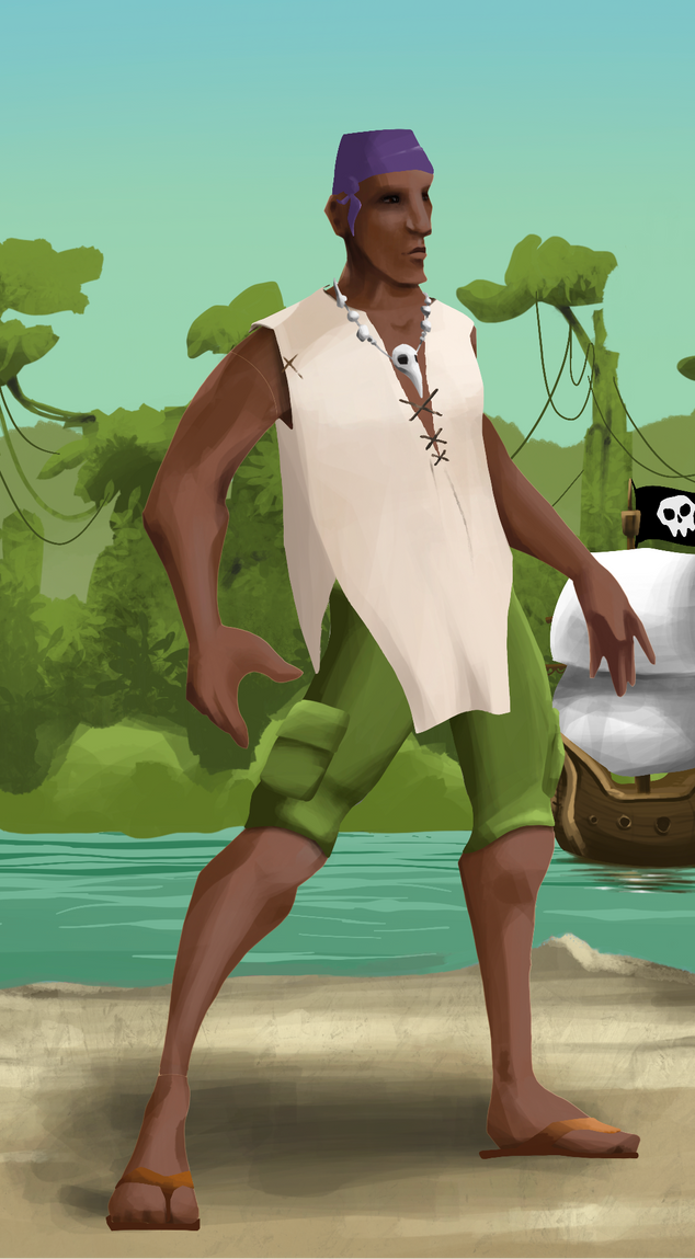 AlgoSeas Pirate #29158 NFT on Algorand