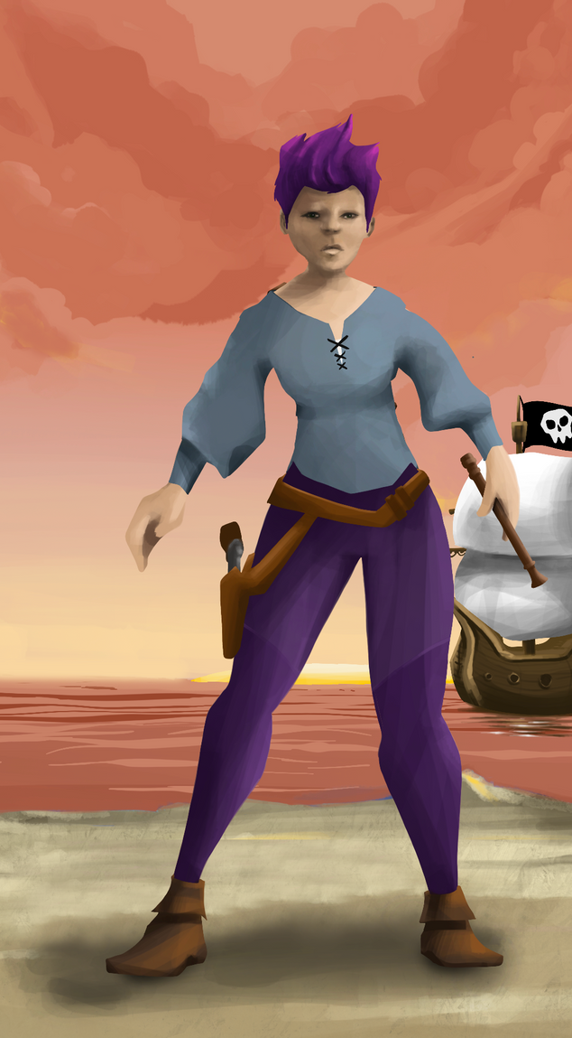 AlgoSeas Pirate #29186 NFT on Algorand