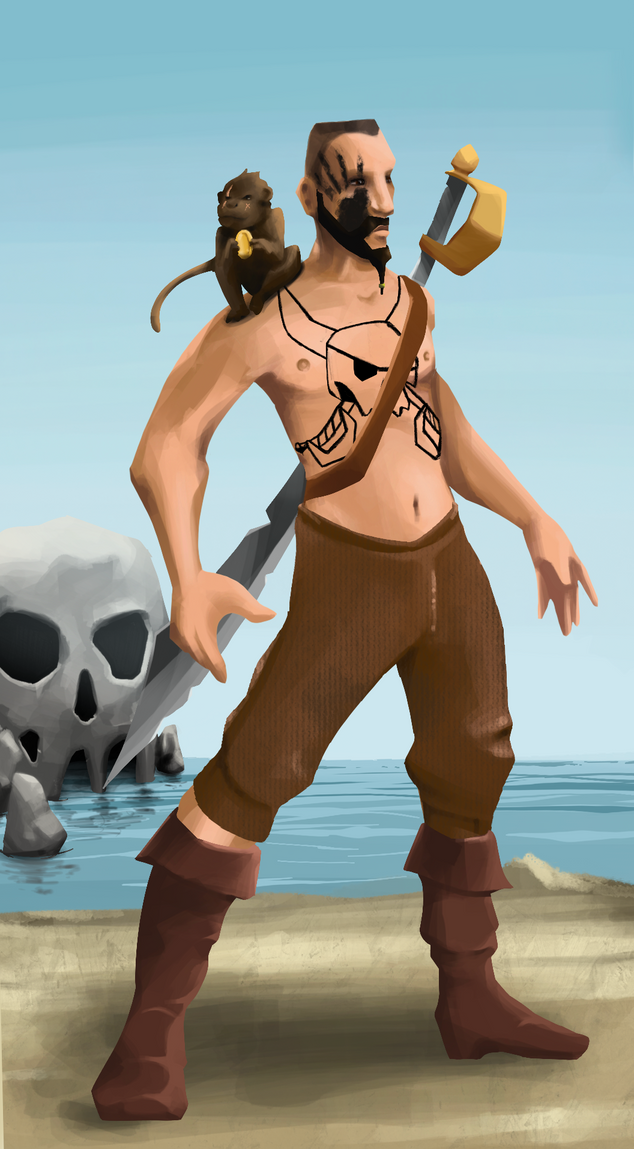 AlgoSeas Pirate #29265 NFT on Algorand