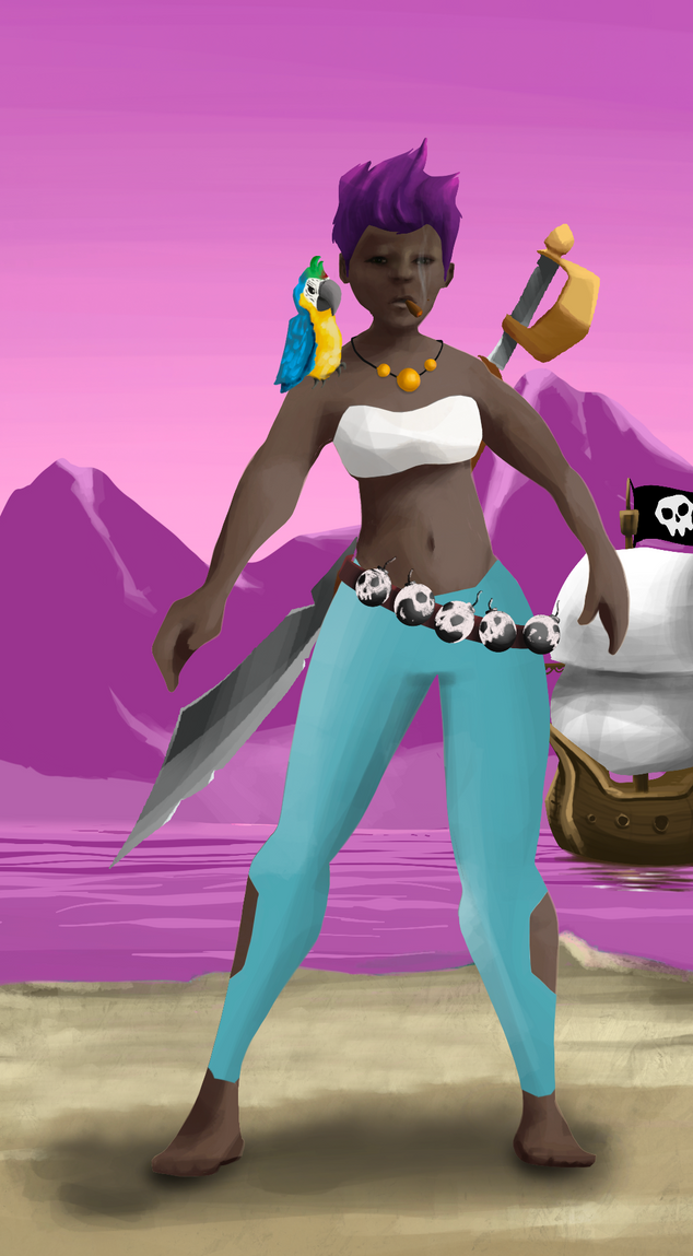 AlgoSeas Pirate #29267 NFT on Algorand