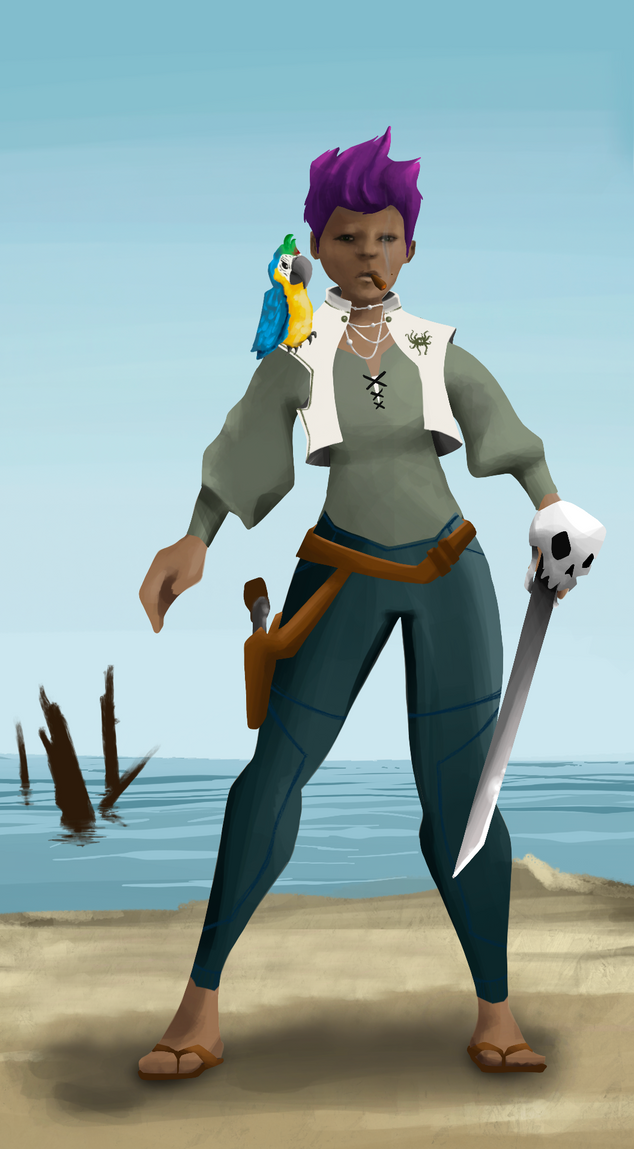 AlgoSeas Pirate #29305 NFT on Algorand