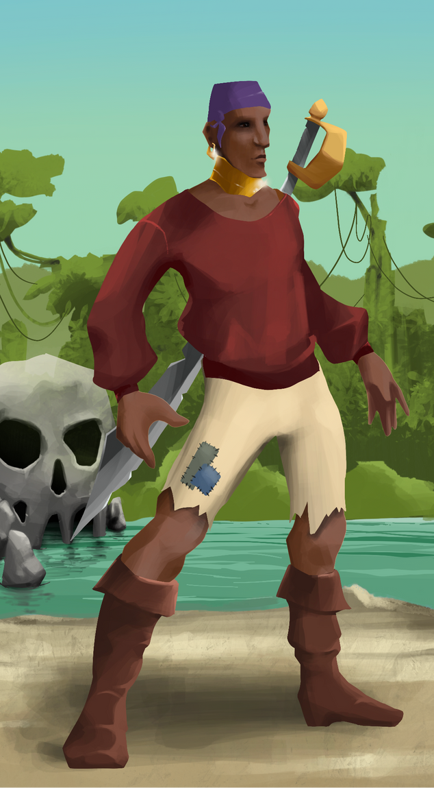 AlgoSeas Pirate #29313 NFT on Algorand