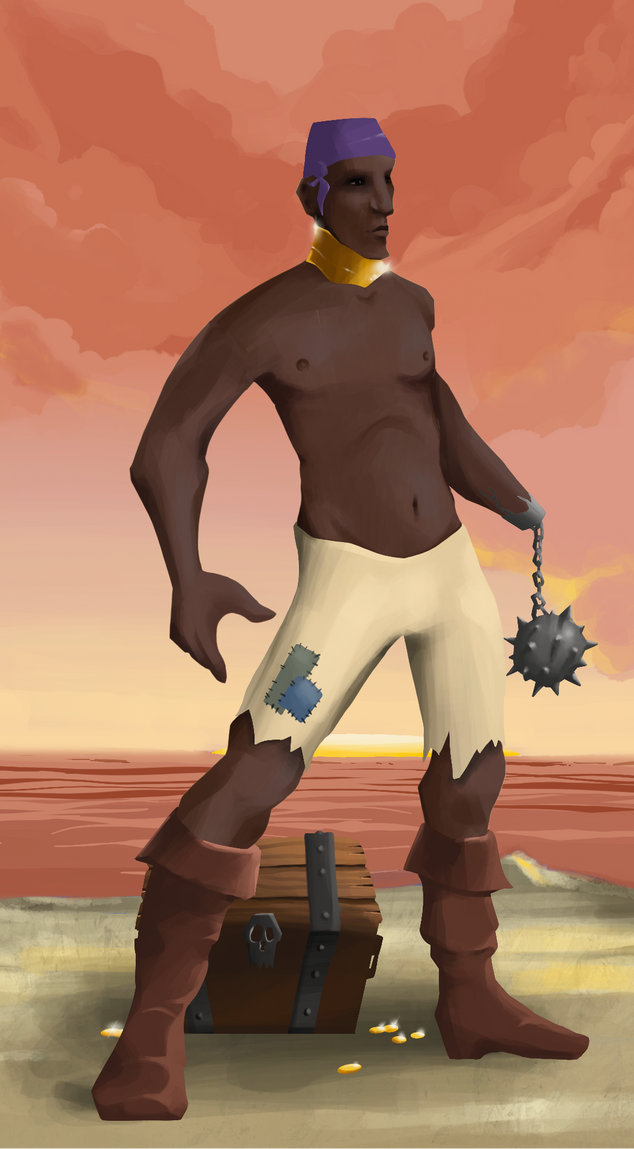 AlgoSeas Pirate #29392 NFT on Algorand