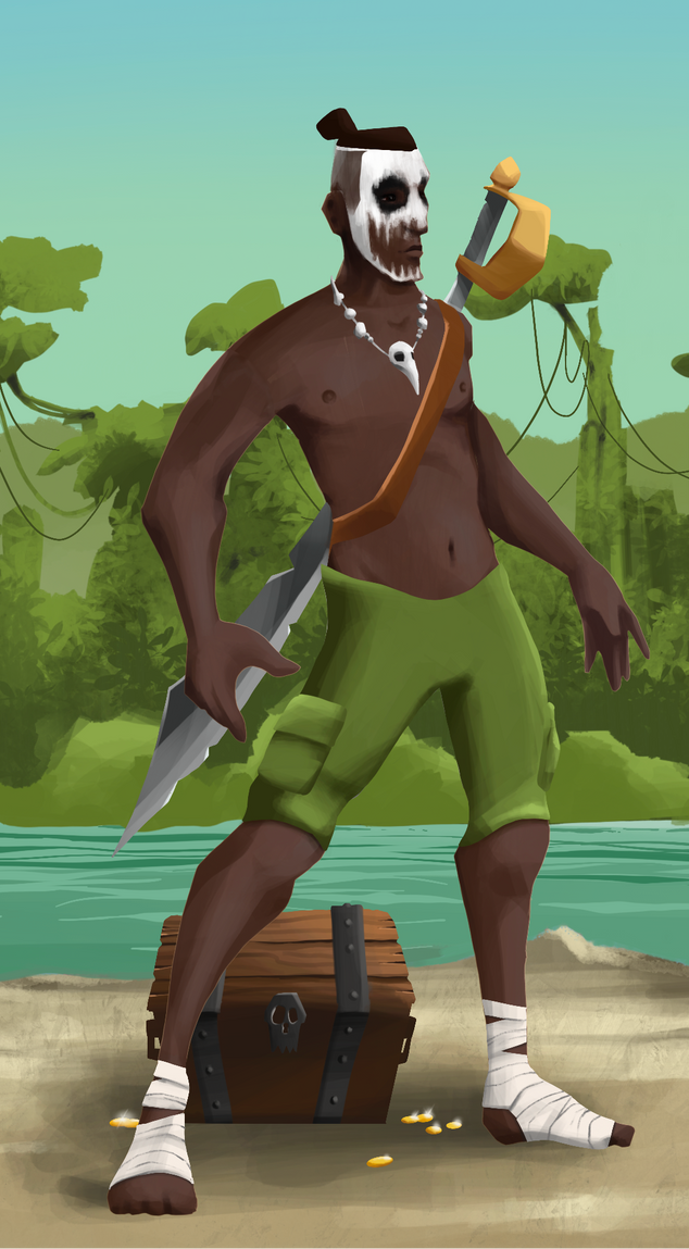 AlgoSeas Pirate #29498 NFT on Algorand