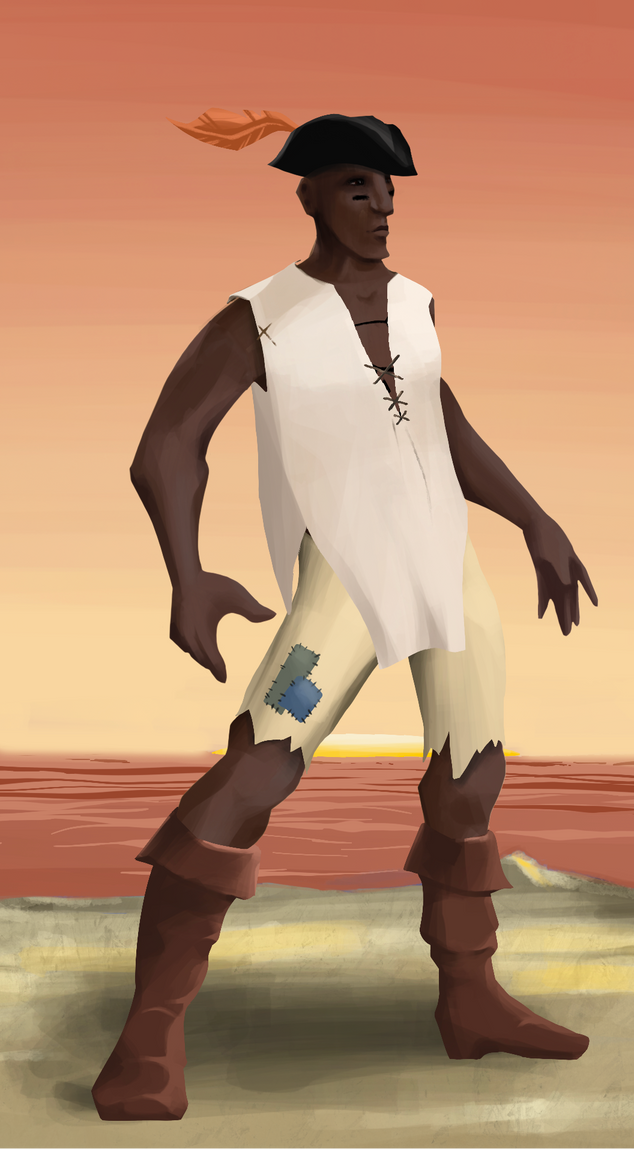 AlgoSeas Pirate #29555 NFT on Algorand