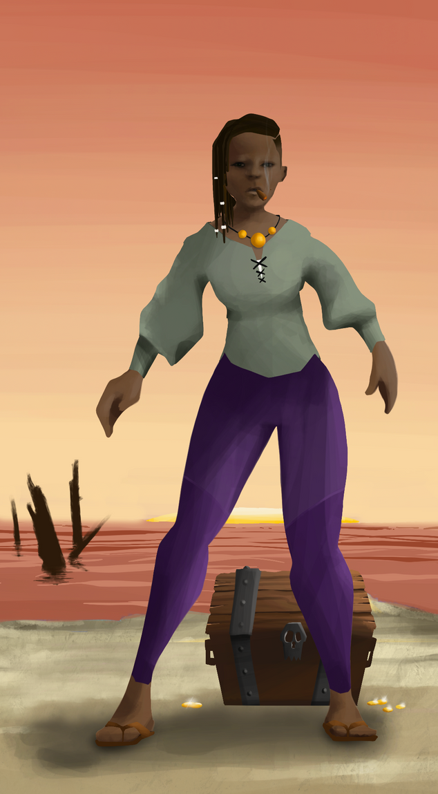 AlgoSeas Pirate #29570 NFT on Algorand