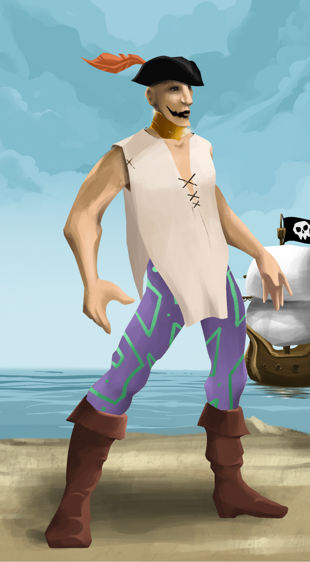 AlgoSeas Pirate #29576 NFT on Algorand