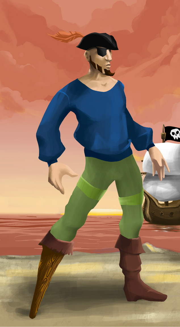 AlgoSeas Pirate #29585 NFT on Algorand