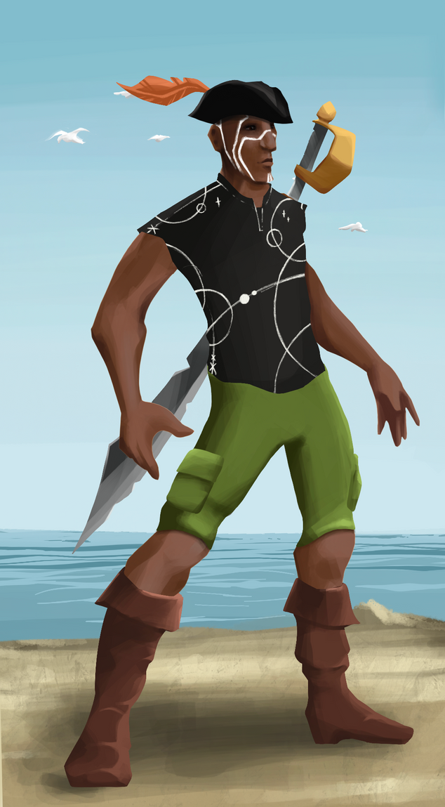 AlgoSeas Pirate #29586 NFT on Algorand