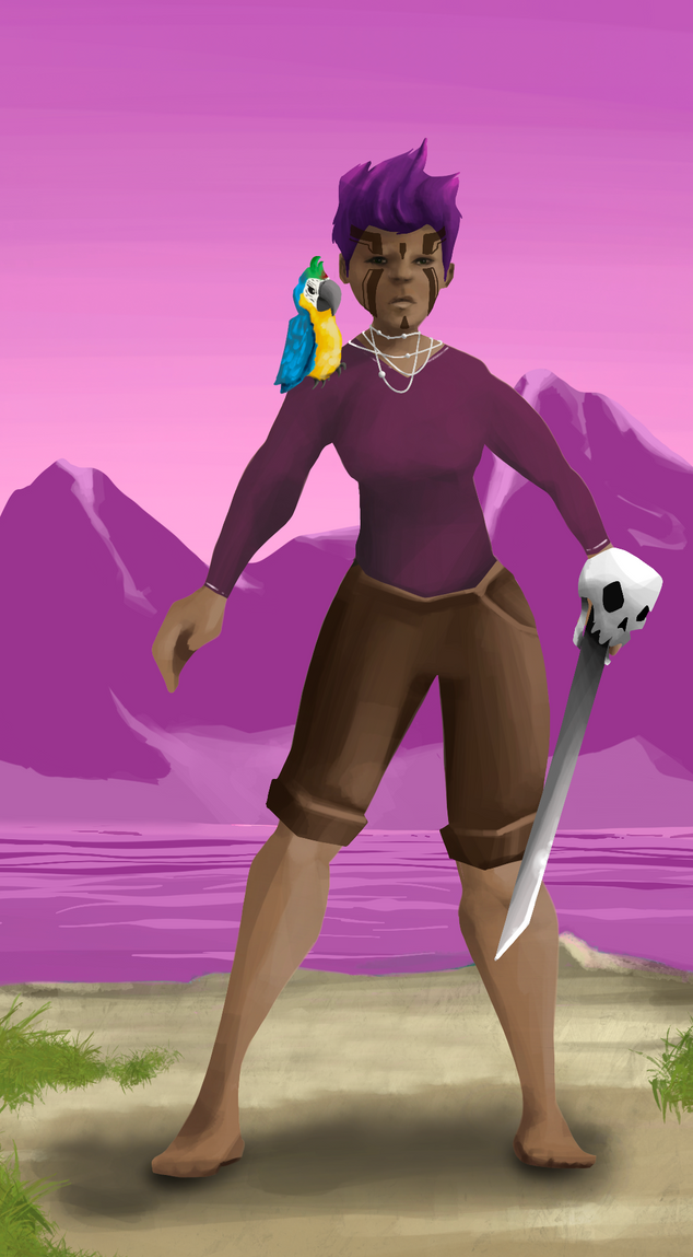 AlgoSeas Pirate #29615 NFT on Algorand