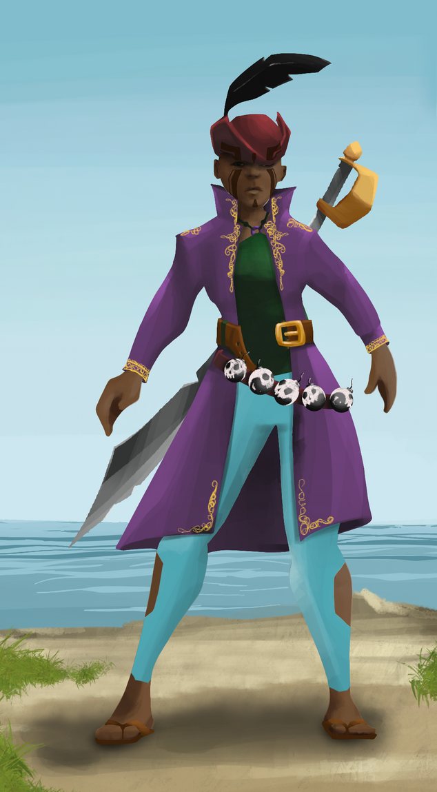 AlgoSeas Pirate #29628 NFT on Algorand