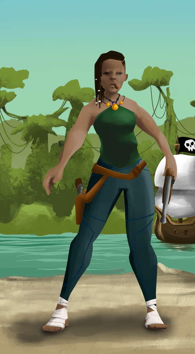 AlgoSeas Pirate #29674 NFT on Algorand